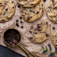 Soft and Chewy Plant-Based Chocolate Chip Cookies