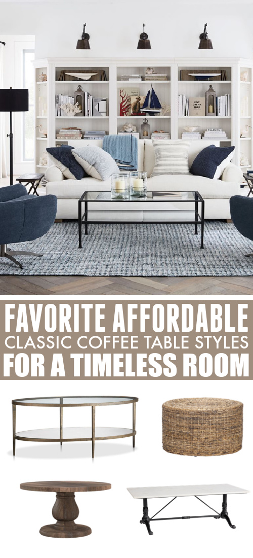 A coffee table is one of those major furniture purchases that you hope will last you for a good long time, but how do you know if you're making the right choice? Here are some of my favorite classic coffee tables that will fit in beautifully in your timeless, lasting, non-trendy living room.