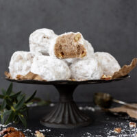 Plant-Based Pecan Snowball Cookies (Mexican Wedding Cookies)