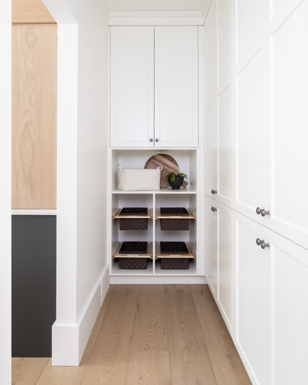If you're installing new cabinetry in your home, it's absolutely worthwhile to take the time to plan for a few custom storage components that suit your family's needs as well. Here are some favorite built-in cabinetry storage components that we've photographed.