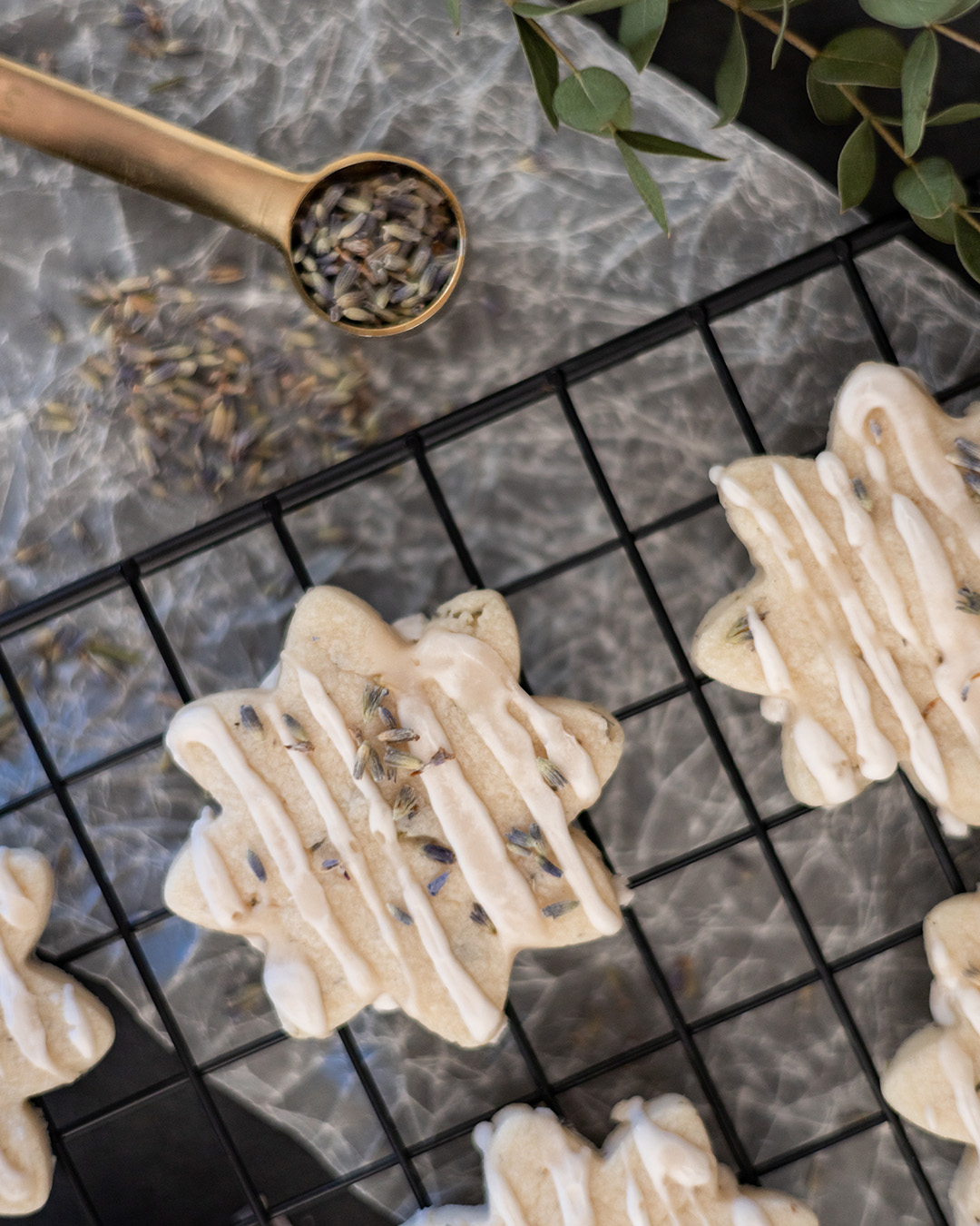 I love this elegant variation on classic shortbread, perfect for any spring occasion, even if that occasion is just having  quiet cup of tea. Here's my recipe for vanilla lavender shortbread cookies.