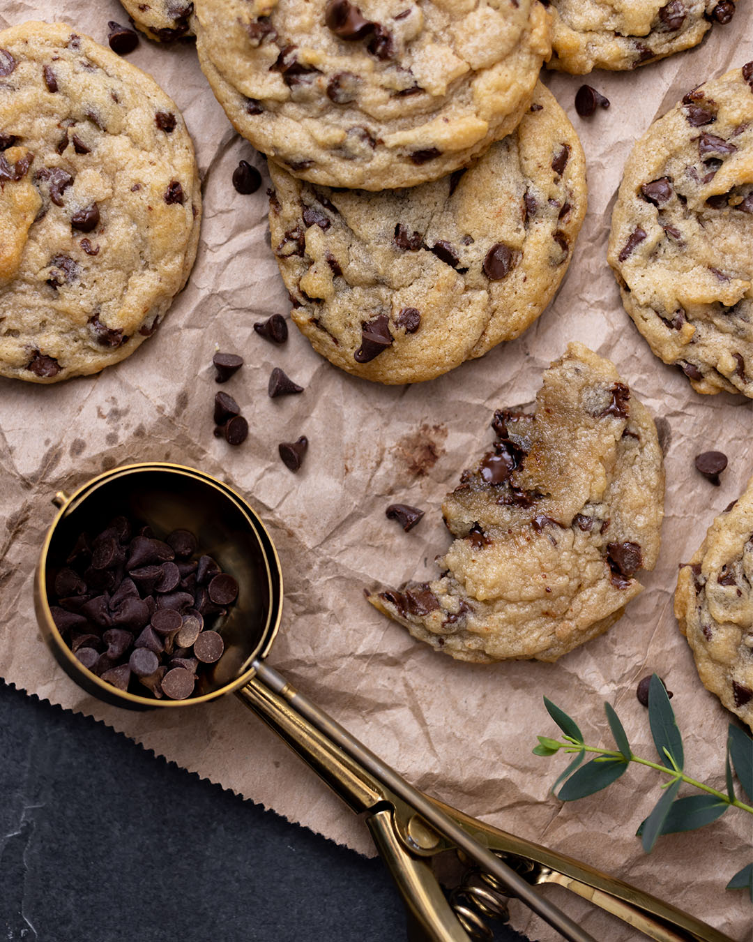 Amazingly soft and chewy chocolate chip cookies.