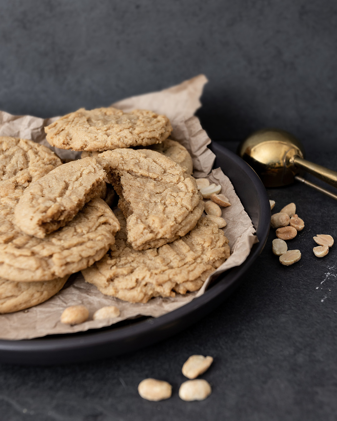 These cookies are surprisingly amazing, even if you're not typically a huge fan of most peanut butter cookies. These soft and chewy peanut butter cookies are definitely a must-try!