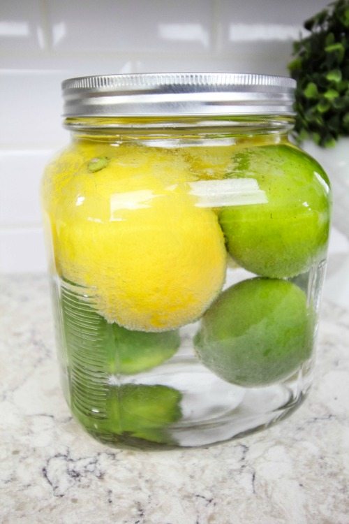 The lemon in the jar trick is a clever cooking method so you always have fresh citrus.