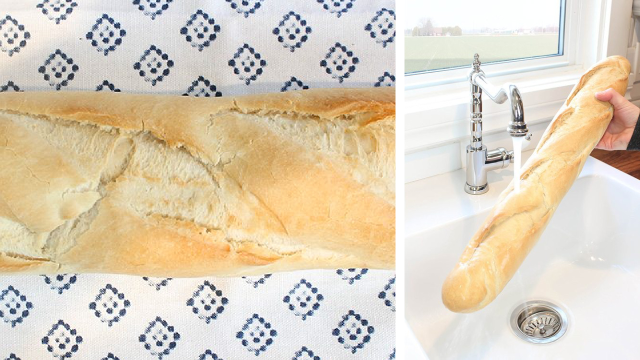 The best trick for refreshing stale artisan bread.