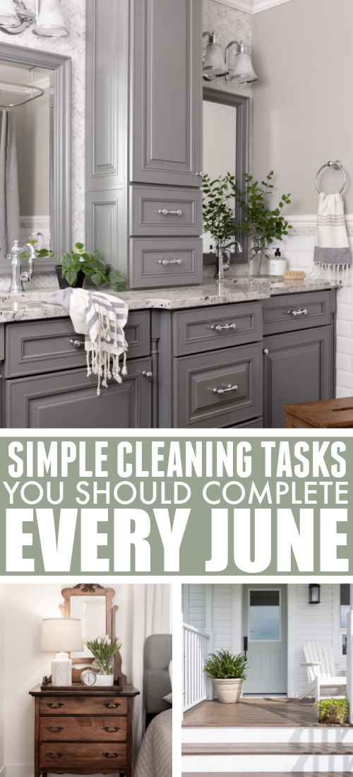Use this list of what to clean in June as your simple guide to what jobs need to be tackled this month around the house.
