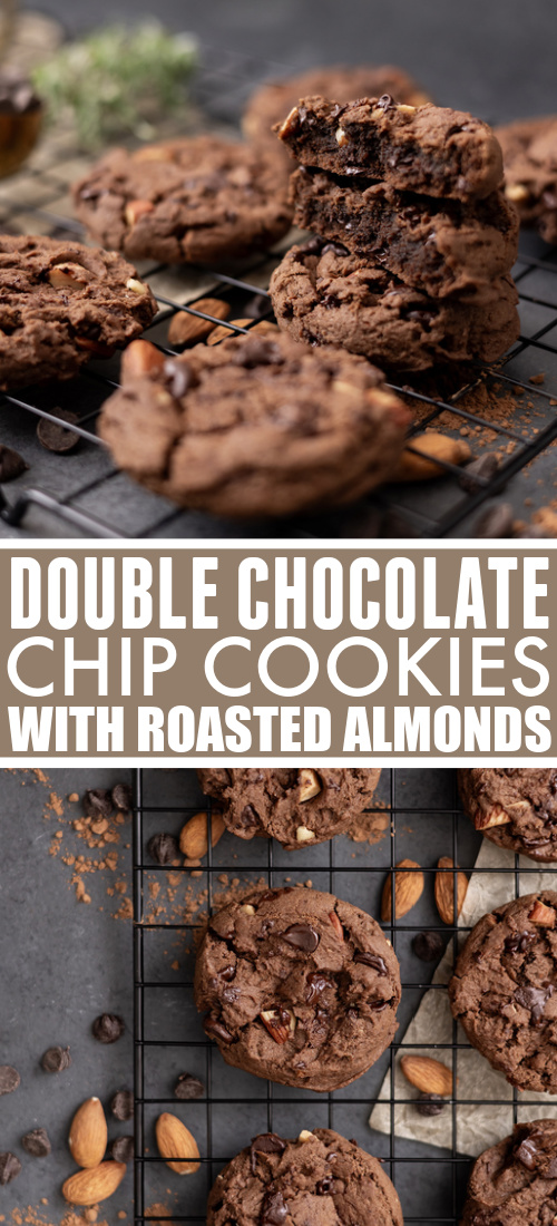 Double chocolate chip cookies recipe title