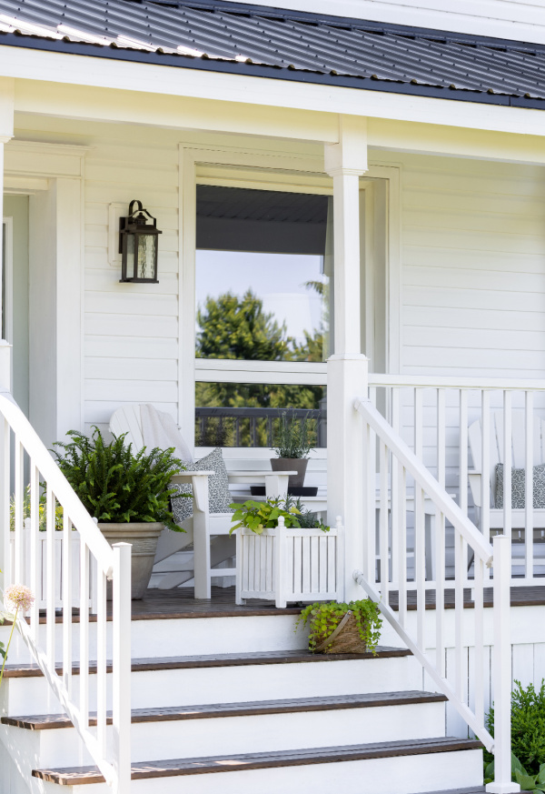 What to Clean in July - Mop porches and wipe down railings