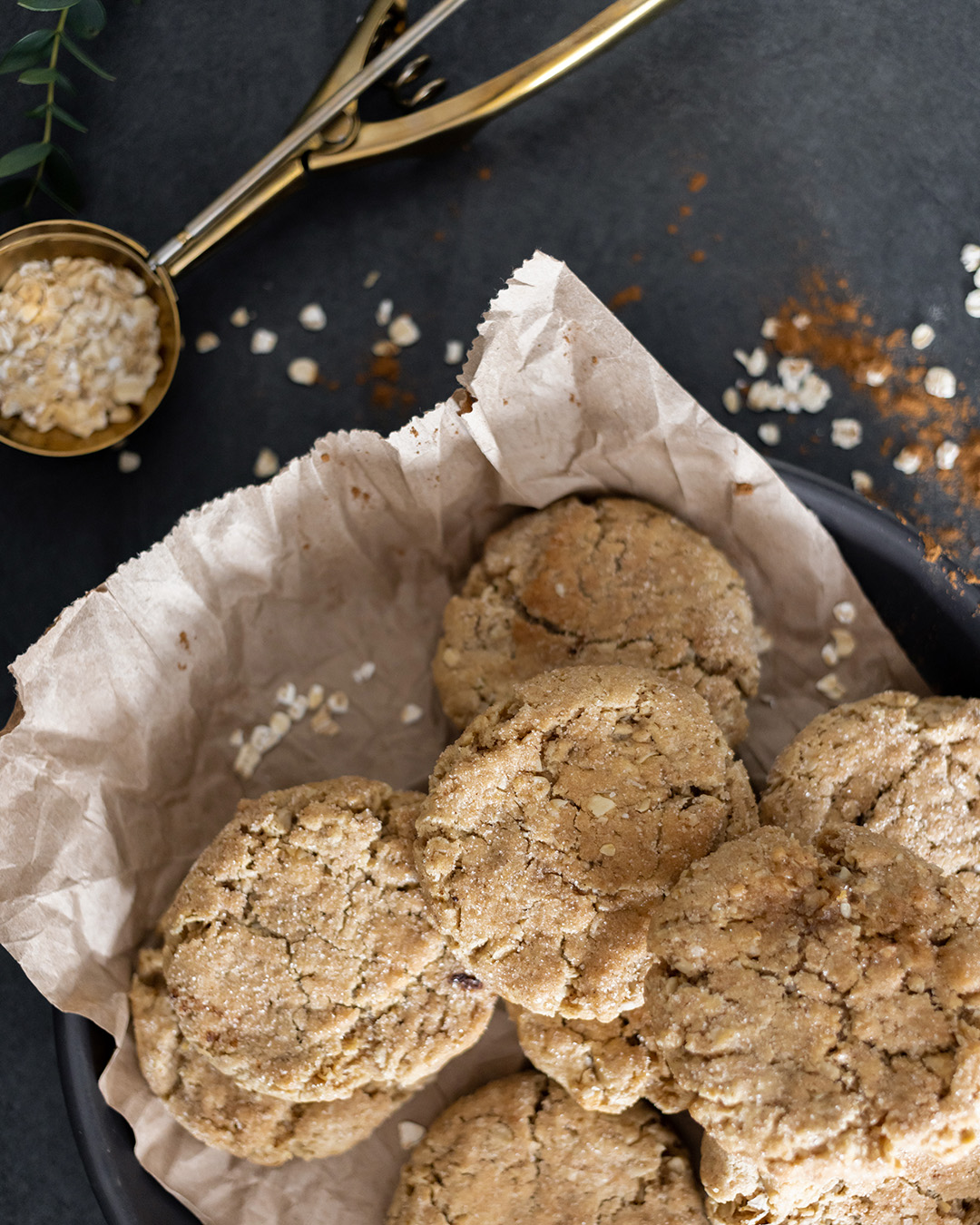 Soft and chewy oatmeal cookie recipe.