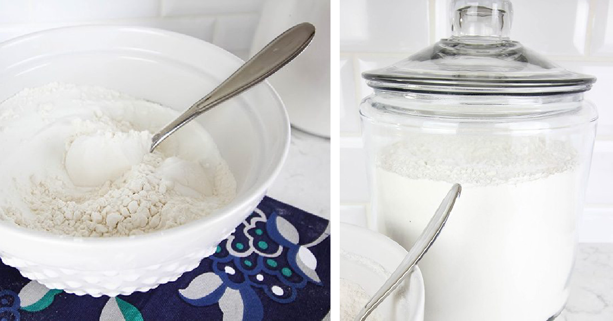 Homemade white cake mix to use with all your favourite recipes.