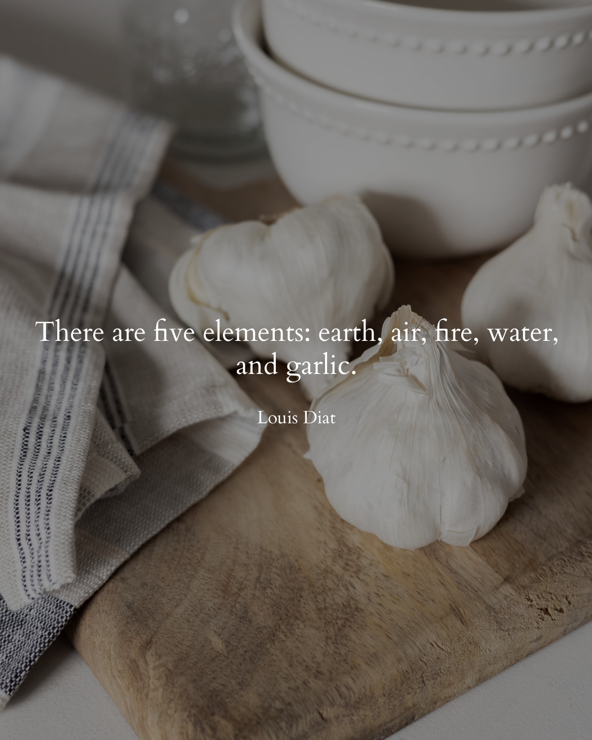 Garlic quote.