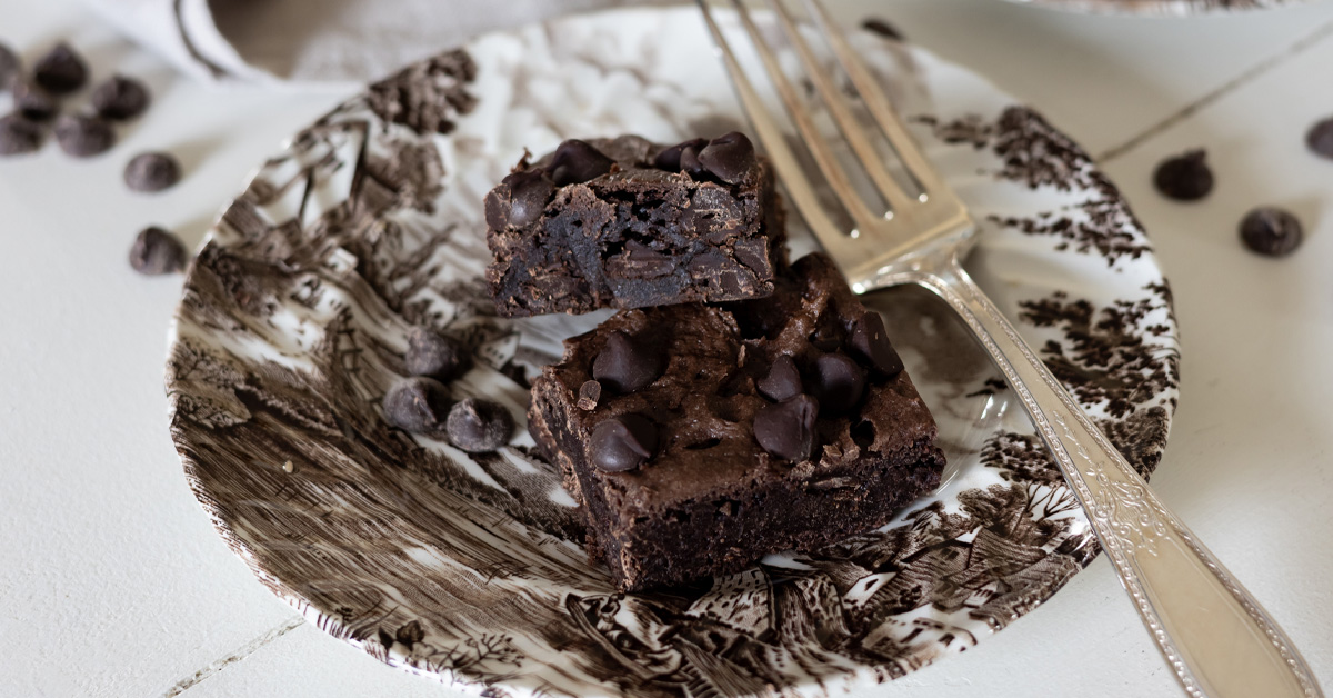 Decadent, fudge brownies made with cake mix.