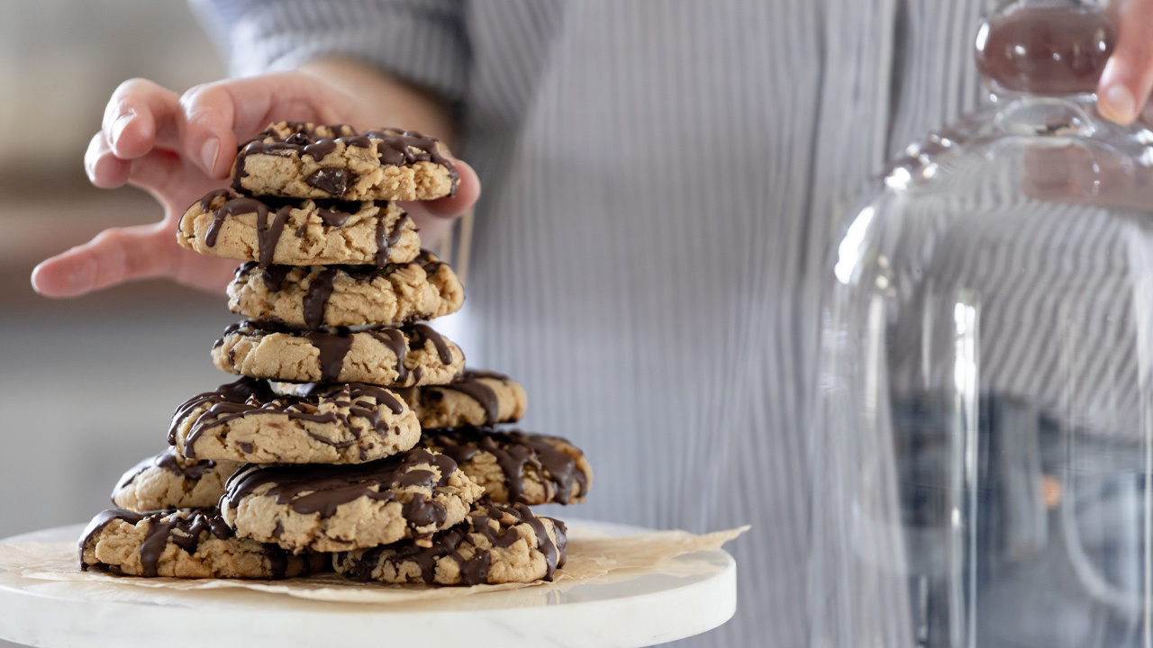 The most amazing peanut butter chocolate chip cookie recipe.