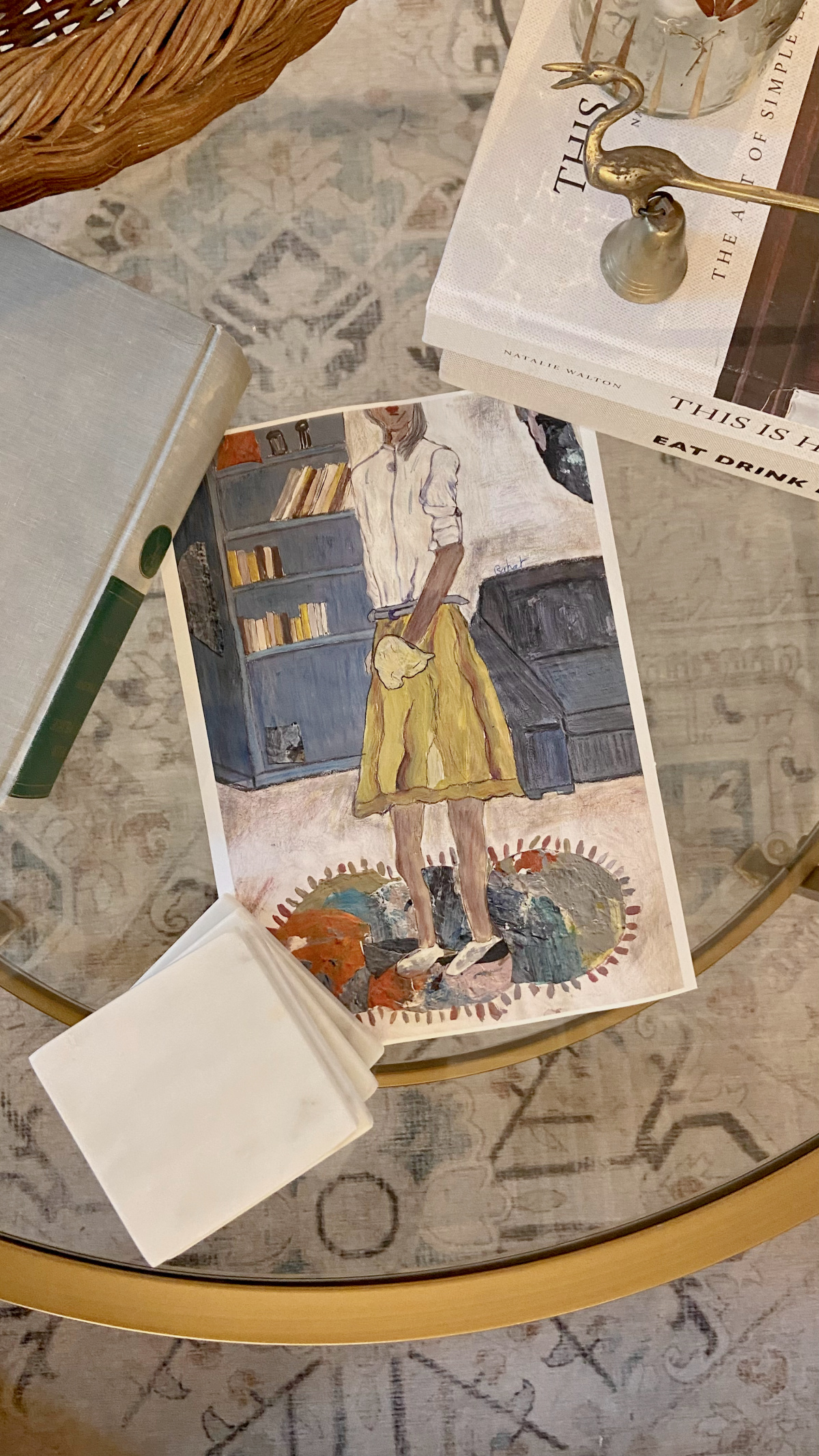 Texturized matte print from Bahar Art Creations.