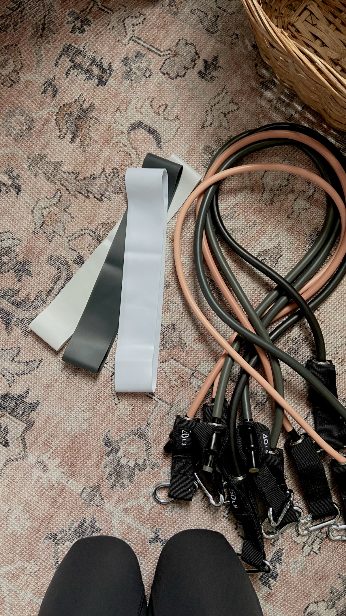 Aesthetically pleasing resistance bands.