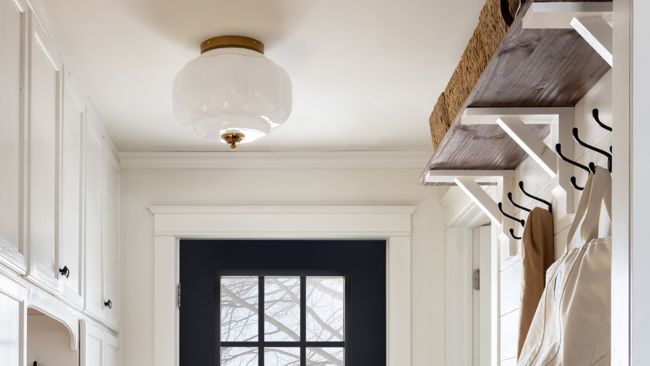 The oversized light fixture rule works every time.