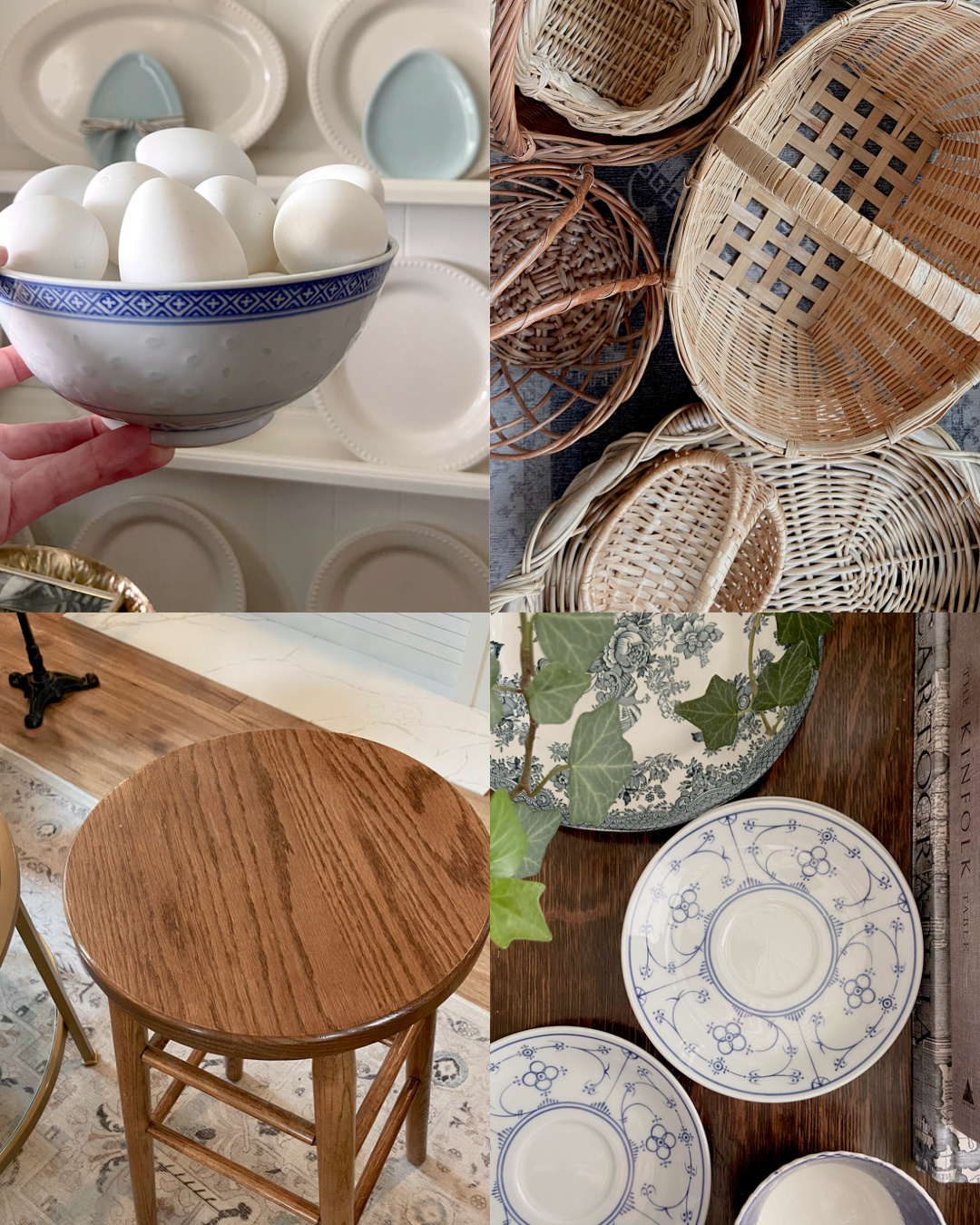 Recent thrifting finds.