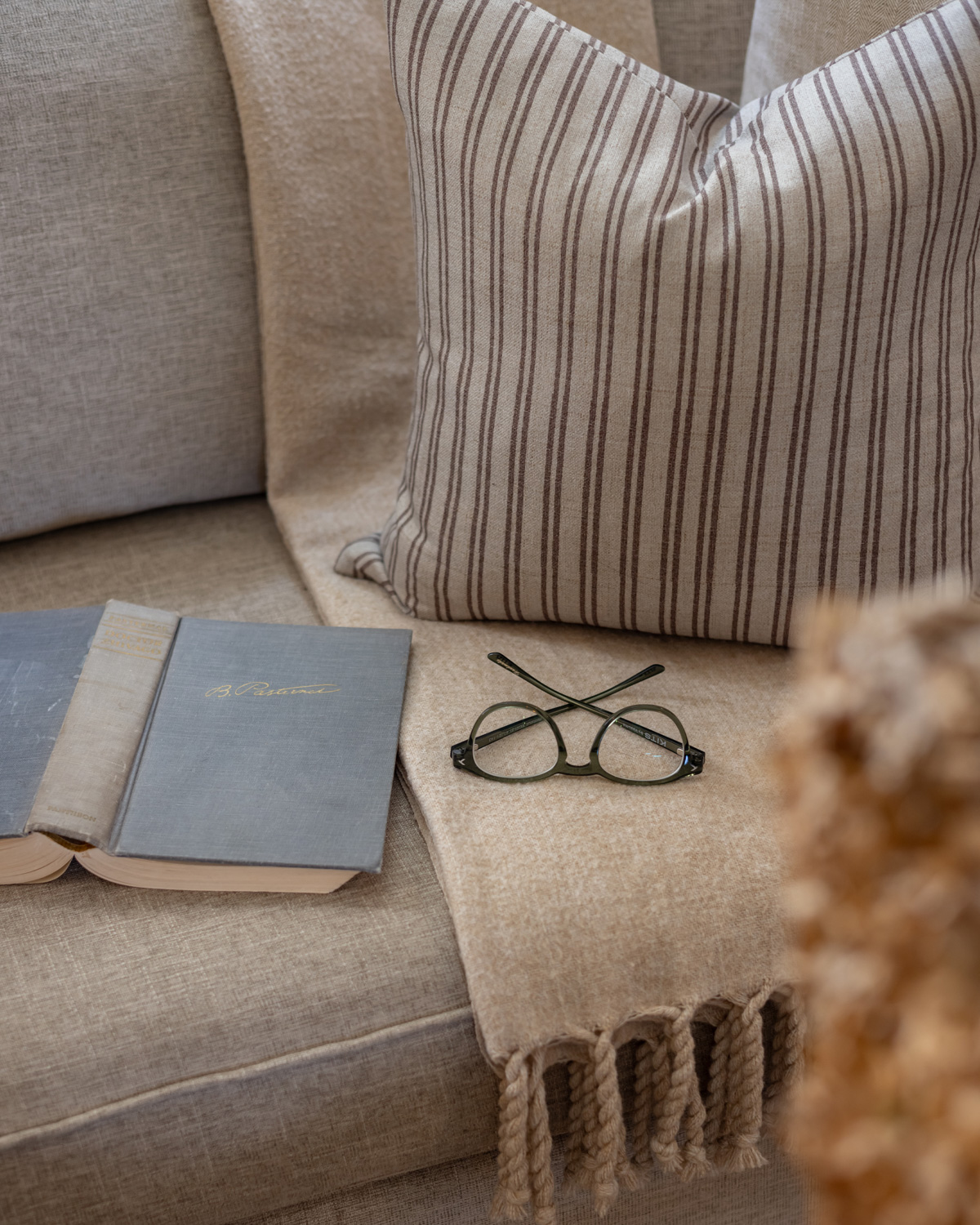 Good quality pillows and throws will last you a lifetime.