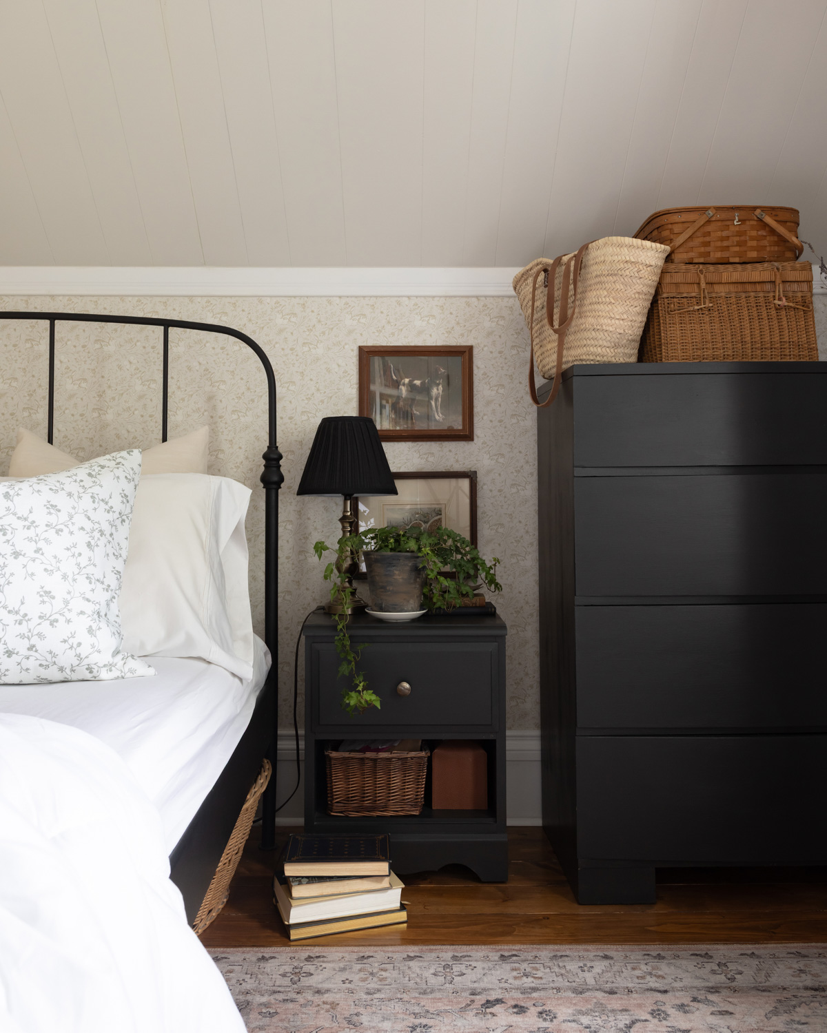 Hide your wrinkled, crumpled sleeping pillows behind layers of throw cushions and fresh bed pillows.