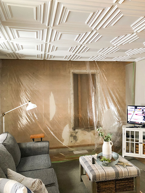 Our living room at the start of a renovation a few years ago.