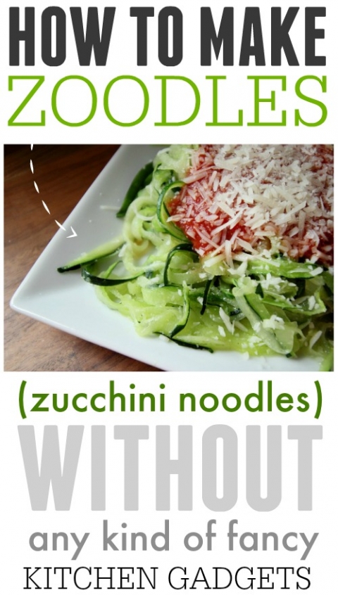 How To Make Zoodles Zucchini Noodles Without A Spiralizer The