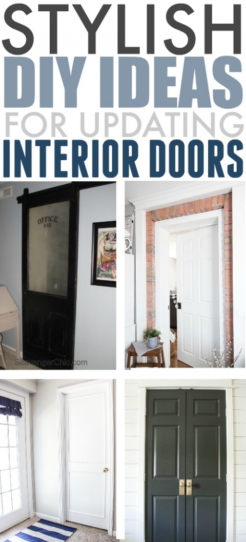 Stylish Diy Ways To Update Interior Doors The Creek Line House